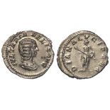 Roman Imperial, Julia Domna (193-217 AD) AR Denarius, Rome mint, struck under Caracalla 211-215