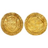 France, Charles VII (1422-1461), AV Écu d'or à la couronne, 27.5mm, 3.42g, VF/GVF, nice example.