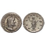 Roman Imperial, Maximinus Thrax (235-8 AD) AR Denarius, Rome mint, Pax standing left with olive