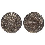John (1199-1216), Short Cross Penny (in the name of Henry), class 5b2, Exeter: +IOhAN.ON.ECCE, 1.