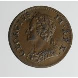 Farthing 1754 nEF