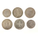 Tokens, 19thC Silver (6): Worcester County Shilling 1811 GVF, Lincoln Millson & Preston Shilling