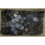 GB. Approx 6.5Kg of mainly pre 1860 copper coins, a good mixture which needs careful sorting