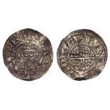 John (1199-1216), Short Cross Penny (in the name of Henry), class 5b1*, Winchester, RICARD, 1.34g,