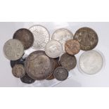 GB & World Coins (20) from Roman bronze to 20thC GB silver, mixed grade, noted Crown 1902 aF,