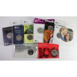GB Five Pounds in sealed Royal Mint packs (8) . 2011 "Royal Wedding", 2012 "Diamond Jubilee",