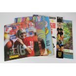 Panini Albums part full inc Spice Girls, Smash Hits, WWF Animals, Beano/Dandy, NFL. (5)