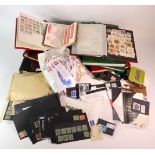 GB - large selection in albums / stockbooks plus lots of loose stamps in packets, stockcards,