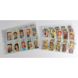 Barratt - complete sets in pages. Thunderbirds & Robin Hood, mainly EXC (no.6 Thunderbirds G only)