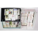 Cigar cards, large quantity of sets & odds, contained in 3 shoeboxes, mainly EXC, high retail value,