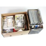 Large quantity of various trade issues, contained in shoe boxes, wooden boxes, pages, etc all within