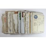 WW2 interest - bundle of letters with envelopes which appear to be between husband and wife, Wing