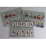 Ogden - Football interest, complete sets in pages, being Football Caricatures, Football Club