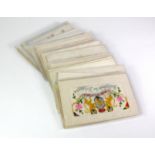 Silks, regimental & better noted, original collection (approx 32 cards)