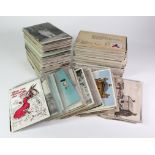 Silver Shoebox packed with mainly old UK topo postcards, plus some Malta, and a few Foreign odds &