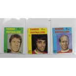 Football Monthly set of 6x Famous Footballers c1968