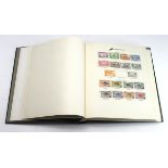 New Age Stamp Album with QE2 British Commonwealth to 1970 mint & used, better noted inc Malaysia