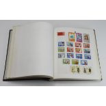 East German (DDR) used stamp collection housed in black album, plenty of stamps. (Qty)