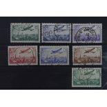 France 1936 Air set SG534/40 cat £550 F/VF used. (7)