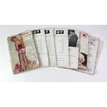 Adult Pocket magazines (7) pages / covers torn / missing. Poor condition