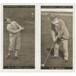 Churchman - Famous Golfers, complete set in pages, mainly VG cat value £900