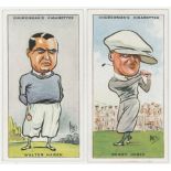 Churchman - Prominent Golfers, complete set in pages, mainly VG or better, cat value £800