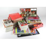 Manchester United FC - large crate of books / modern post cards, etc. (Qty)
