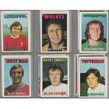 Football, A & B.C. Gum, Footballers (orange/red, 1 - 109) complete set in pages mainly VG (a few