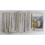 Austrian selection of early postcards, Art types. (approx 103)