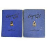 Die Olympischen Spiele 1936 (Band 1 & 2), 2 volumes, published Cigaretten-Bilderdienst, Hamburg-