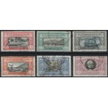 Italy - 1923 used set, 50th Death Anniversary of A. Manzoni. SG155/60, cat £3250. Super condition