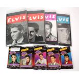 Elvis Cards / mags (set of 72 cards in original packets), and approx 14x Elvis Monthly's. (qty)