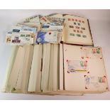 New Zealand used collection in one album, plus many FDC and Commemorative Covers housed in a carton.