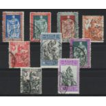 Italy 1928, 400th Birth Centenary of Duke of Savoy, set used SG227a/236 less 233 30c with rounded