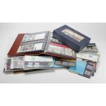 GB - box of Presentation Packs from c1969 to 2001, 2x albums, a box of Millennium P/Packs, and a