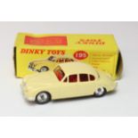 Dinky Toys, no. 195 'Jaguar 3.4 Saloon' (cream), contained in original box