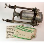 WWII Dixie Automatic Can Sealer, length 41cm approx., with a quantity of unused can labels (W.V.S '