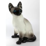 Kensington Pottery Cat. Rare, Pre 1965. Hand made, hand painted. Designed by Jenny Whinstanley.