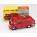 Dinky Toys, no. 276 'Airport Fire Tender with Flashing Light, (small screw missing to base),