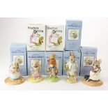 Beatrix Potter interest. A collection of thirteen Royal Doulton / Beswick Beatrix Potter figures,