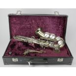 B & H 400 made for Boosey & Hawkes saxophone, no. 301778, contained in carry case (untested)
