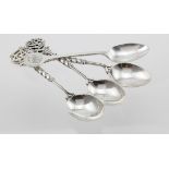Golf Spoons (4) silver, three have golf club handles and one is for Northwood Golf Club,