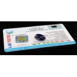 9.48ct Blue Sapphire Gemstone with certificate