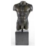 Torso Gareth' by Paul Jelley. Bronze, 1/3 to Scale. With Certificate of authenticity. Signed and