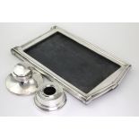 Mixed lot of silver comprising a large silver photograph frame (no stand) Hallmarked Birm. 1913