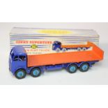 Dinky Supertoys, no. 903 'Foden Flat Truck' (blue / orange), contained in original box