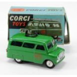 Corgi Toys, no. 405 'Bedford 'Utilecon' A.F.S. Tender, missing ladder, contained in original box (
