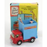 Corgi Toys, no. 503 'Chipperfields Circus Giraffe Transporter with Giraffes', with two original