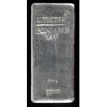 Silver Bar (5Kg) "Umicore Feinsilver 999" no. 532695