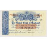Scotland, Royal Bank of Scotland 20 Pounds dated 1st July 1947, signed J.M. Thomson & T. Brown,